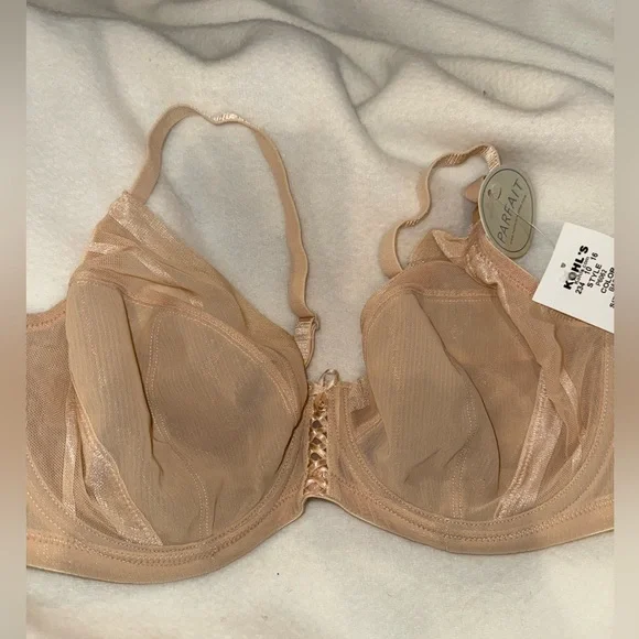 NWT Parfait Shea Plunge color Bare unlined underwire bra size US 32F $68 - Picture 2 of 12